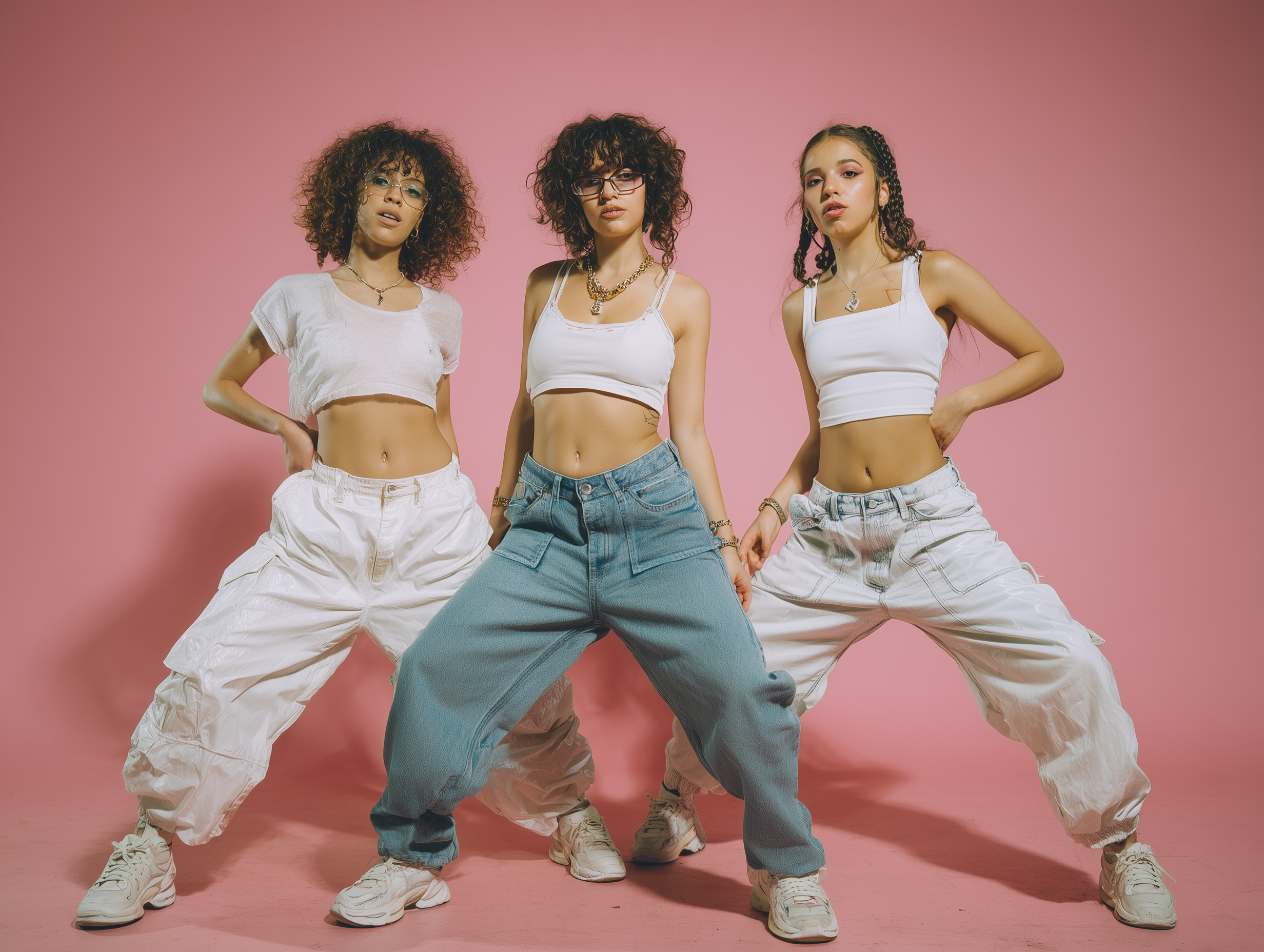 Dance students in class